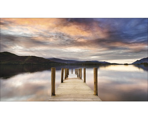 Giclée Leinwandbild Flooded Jetty 60x120 cm