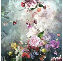 Blumentapete mit floralem Muster für die Wandgestaltung