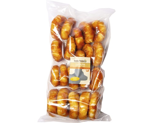 Hundesnack beeztees Ringe mit Huhn 20 x 7,5 cm Kauartikel Packung mit Beispielsweise Tierkauringen für Hunde