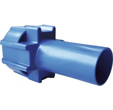 Blauer Kupplungsadapter für Wasserleitungen