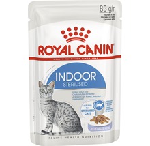 Royal Canin Indoor Sterilised Katzenfutter im 85-Gramm-Beutel für Hauskatzen