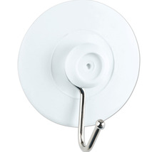 Saughaken weiß / Nickel 4 Stück