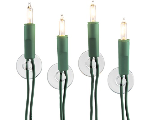 Lichterkette mit Saugnäpfen zur Befestigung