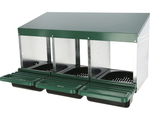 Legenest 3 Abteile mit Kunststoffboden 79 x 52 x 43,5 cm Legenest 3 Abteile mit Kunststoffboden 79 x 52 x 43,5 cm