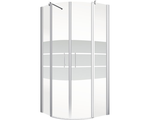 Eckdusche mit Schiebetür