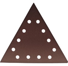 Dreieckiges Schleifpapier mit Löchern