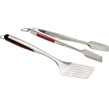 Char-Broil Comfort Grip 2-teiliges Grillbesteck Edelstahl