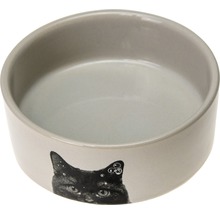 Keramik Katzennapf mit Katzenmotiv