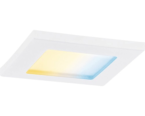 LED Möbelleuchte Spot Kunststoff 2,5W 60 lm 2700 K- 6500 K warmweiß- tageslichtweiß HxBxT 4x70x70 mm Clever Connect Pola chrom-matt TunableWhite 12V