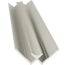 Rückwand Profil Ecke für Decodesign innen chrom Länge 255 cm