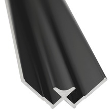 Schwarzes Aluminium Eckprofil