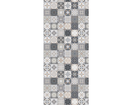 Fliesenmuster mit floralen und geometrischen Designs