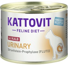 Katzenfutter nass Kattovit Urinary mit Kalb 185 g-thumb-0