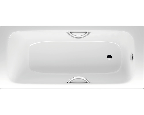 Badewanne KALDEWEI CAYONO STAR 754 70 x 160 cm alpinweiß glänzend 275400010001 Badewanne mit Griffen und Ablauf