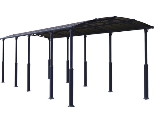 Freistehendes Carport mit Stahlrahmen und Dach