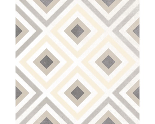 Fliesenmuster mit geometrischen Rauten