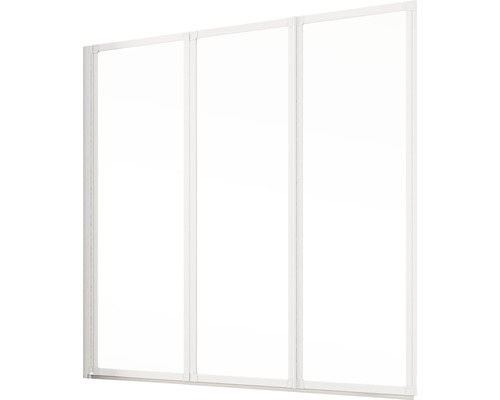 Duschwand mit drei Elementen für Badezimmer