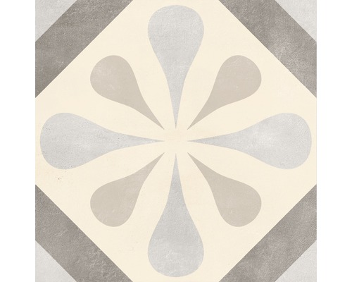 Dekorative Fliese mit floralem Muster