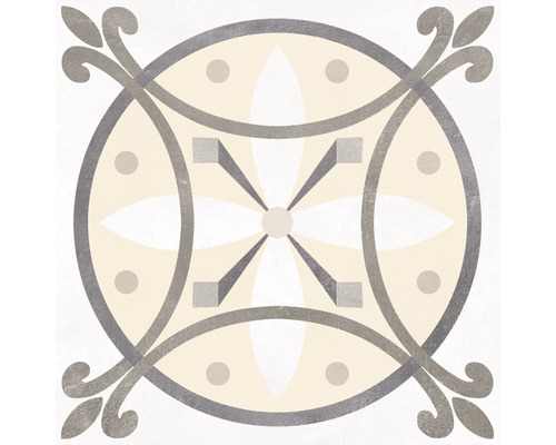 Fliese mit geometrischem Dekor