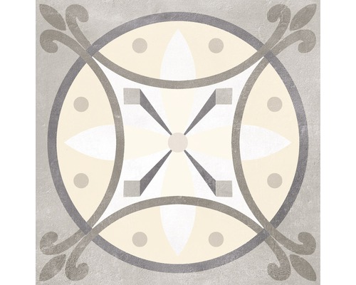 Dekorative Fliese mit geometrischem Muster