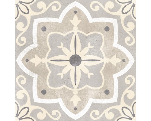 Dekorative Fliese mit floralem Muster