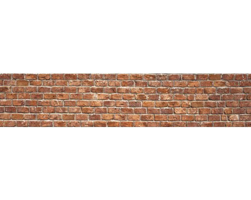 Küchenrückwand mySpotti Splash Splash Brickwall Steinwand 2800 x 600 mm SP-F2-945 Mauerwerk aus Ziegelsteinen