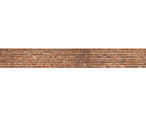 Küchenrückwand mySpotti Splash Splash Brickwall Steinwand 4500 x 600 mm SP-F3-945 Ziegelmauerwerk als Hintergrund