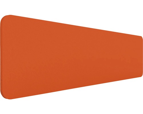 Tischtrennwand AKUSTIX Vario 400x1600 mm orange