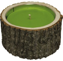 Dekorative Kerze in Holzoptik