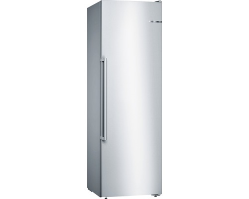 Freistehender Kühlschrank aus Metall mit Griff