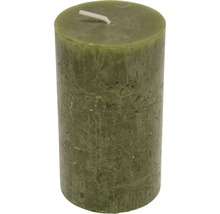 Grüne Stumpenkerze
