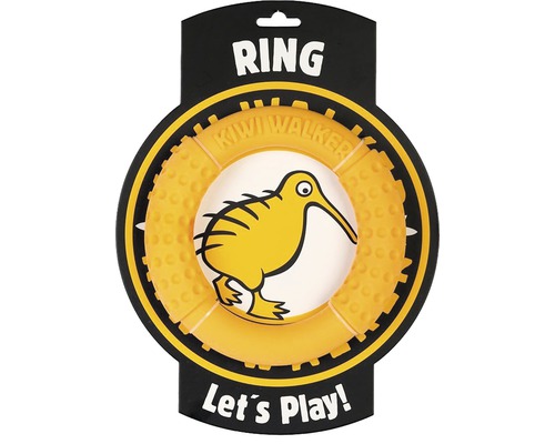 Hundespielzeug Kiwi Play Ring Maxi orange 17,5 x 2,5 cm