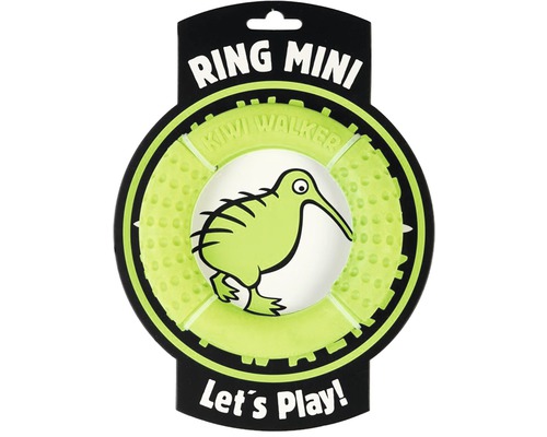 Hundespielzeug Kiwi Play Ring Maxi grün 17,5 x 2,5 cm