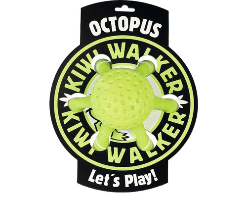 Hundespielzeug Kiwi Play Octopus Maxi grün 17 x 7 cm