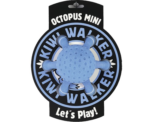 Hundespielzeug Kiwi Play Octopus Maxi blau 17 x 7 cm