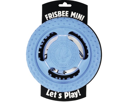Hundespielzeug Kiwi Play Frisbee Mini blau 16 x 2 cm