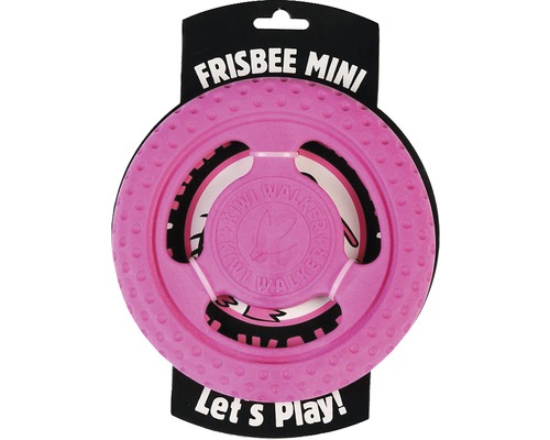 Hundespielzeug Kiwi Play Frisbee Mini pink 16 x 2 cm