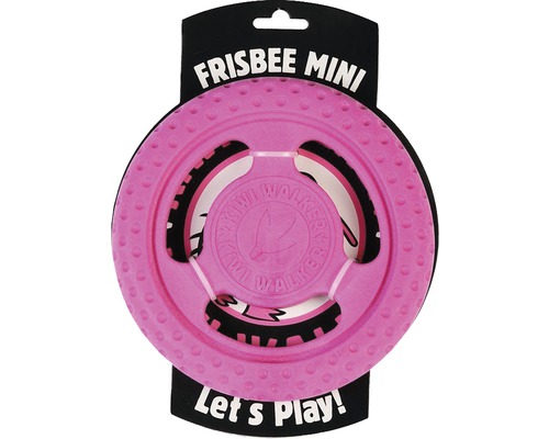 Hundespielzeug Kiwi Play Frisbee Mini pink 16 x 2 cm-0