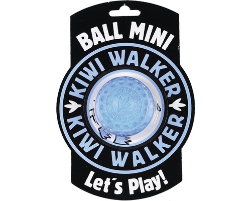 Hundespielzeug Kiwi Play Ball Mini blau 6 cm
