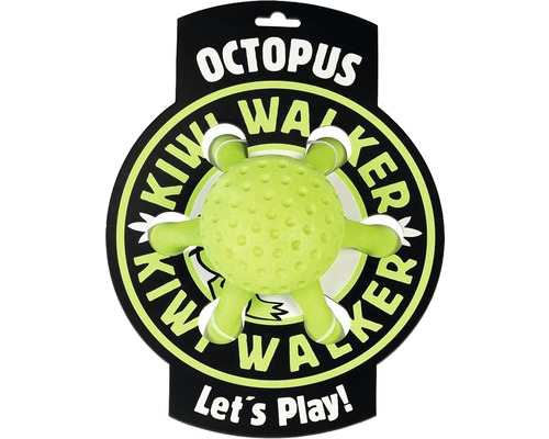 Hundespielzeug Kiwi Play Octopus Mini grün 13 x 6 cm