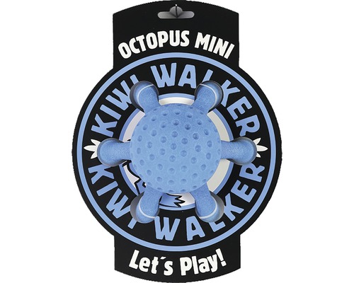 Hundespielzeug Kiwi Play Octopus Mini blau 13 x 6 cm