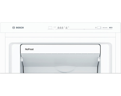 Bosch Logo, NoFrost Gefrierschrank Detailansicht