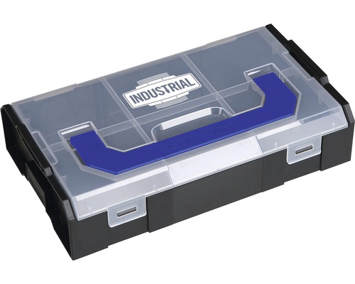 Werkzeugbox Industrial L-BOXX Mini 260 x 63 x 156 mm inkl. Trennstege schwarz-0