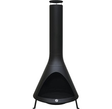 Westmann Feuerstelle mit Grillfunktion inkl. Rauchablass Stahl schwarz