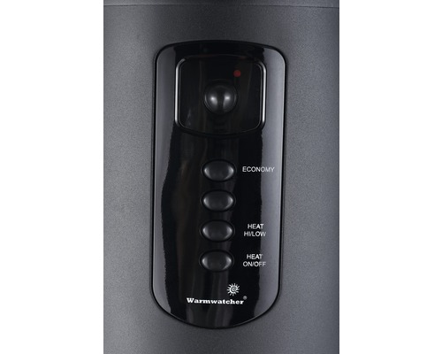 Bedienelemente eines Warmwasserbereiters der Marke Warmwatcher