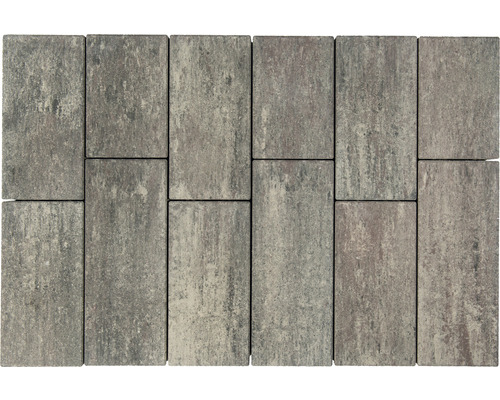 Rechteckiges Pflastersteinmuster für den Außenbereich