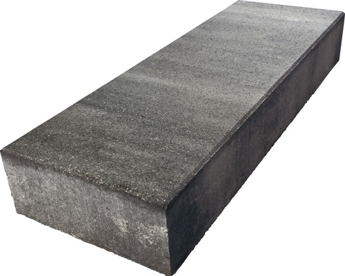 Beton Blockstufe iStep Pure weiß-schwarz 100 x 35 x 15 cm