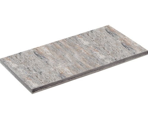 FLAIRSTONE Beton Terrassenplatte New Jersey muschelkalk 100 cm x 50 cm x 5 cm gefast Pflasterstein