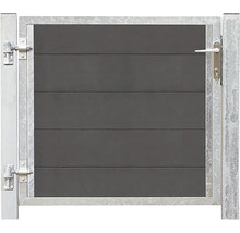 Gartentor mit Metallrahmen und Verriegelungssystem