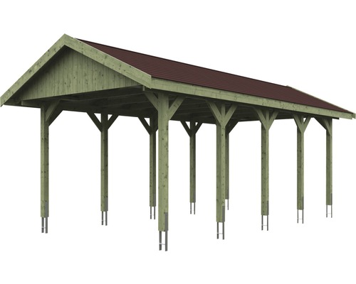 Holzcarport mit Dach